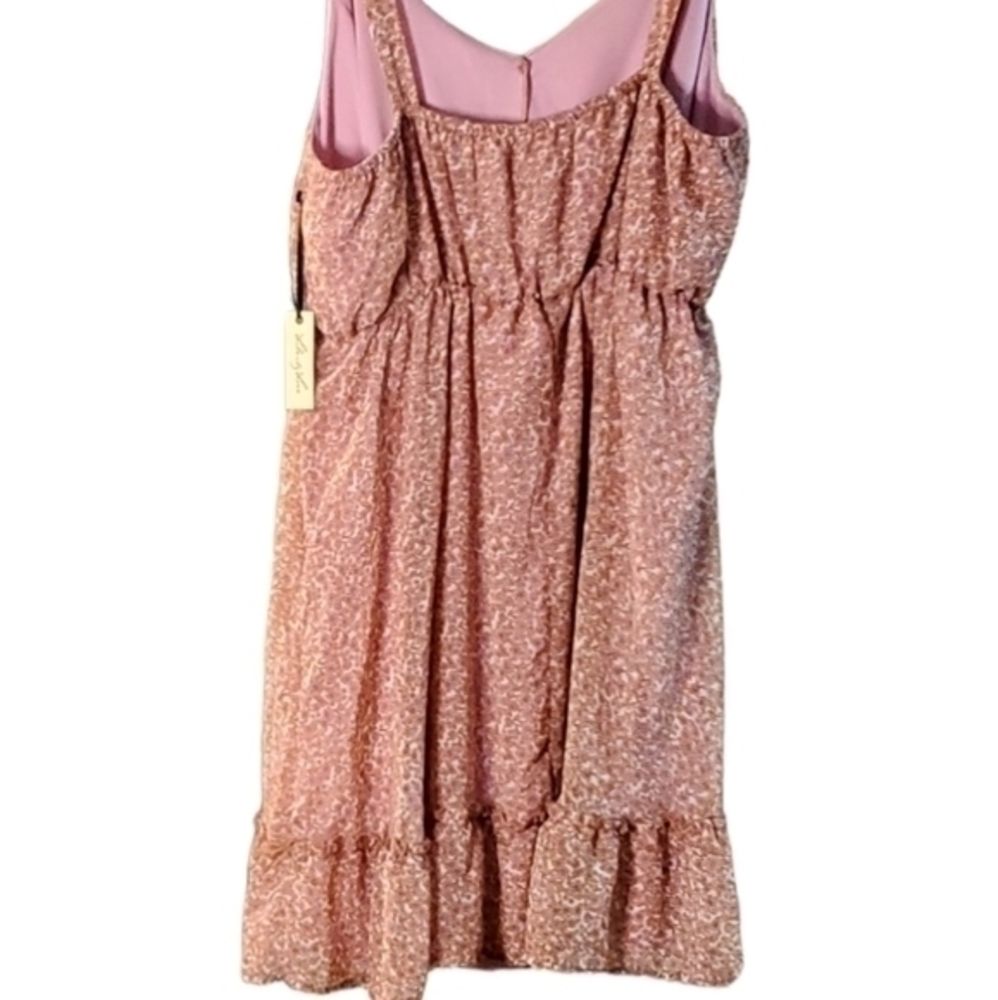 Liberty Love Floral Ruffle Plus Size Dress 2XL NWT - Picture 3 of 9